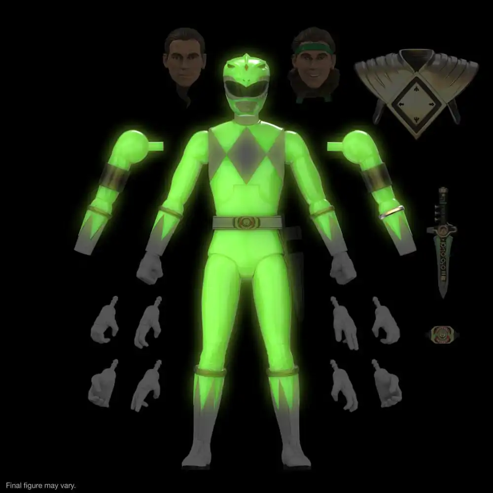 Power Rangers Ultimates Action Figure Green Ranger (Glow) 18 cm termékfotó