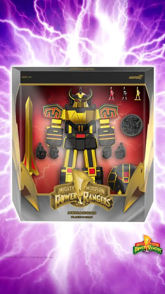 Power Rangers Ultimates Action Figure Megazord (Black/Gold) 18 cm termékfotó