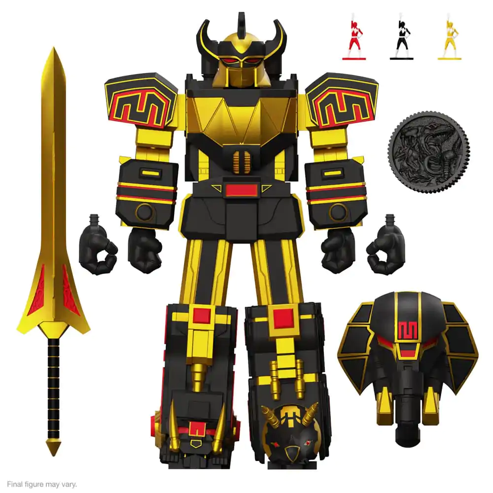 Power Rangers Ultimates Action Figure Megazord (Black/Gold) 18 cm termékfotó