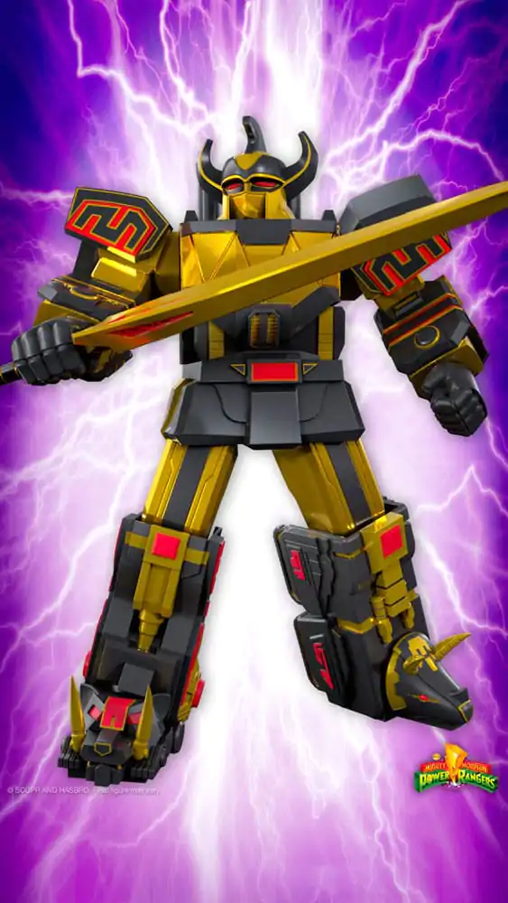 Power Rangers Ultimates Action Figure Megazord (Black/Gold) 18 cm termékfotó