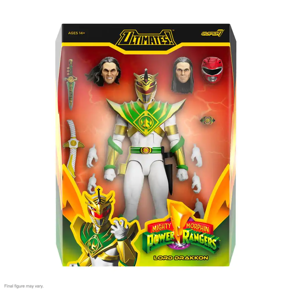 Power Rangers Ultimates Action Figure Mighty Morphin Power Rangers Lord Drakkon 18 cm termékfotó