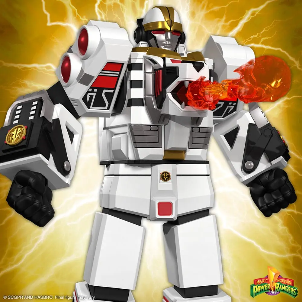 Power Rangers Ultimates Action Figure White Tigerzord  (Warrior Mode) 18 cm product photo
