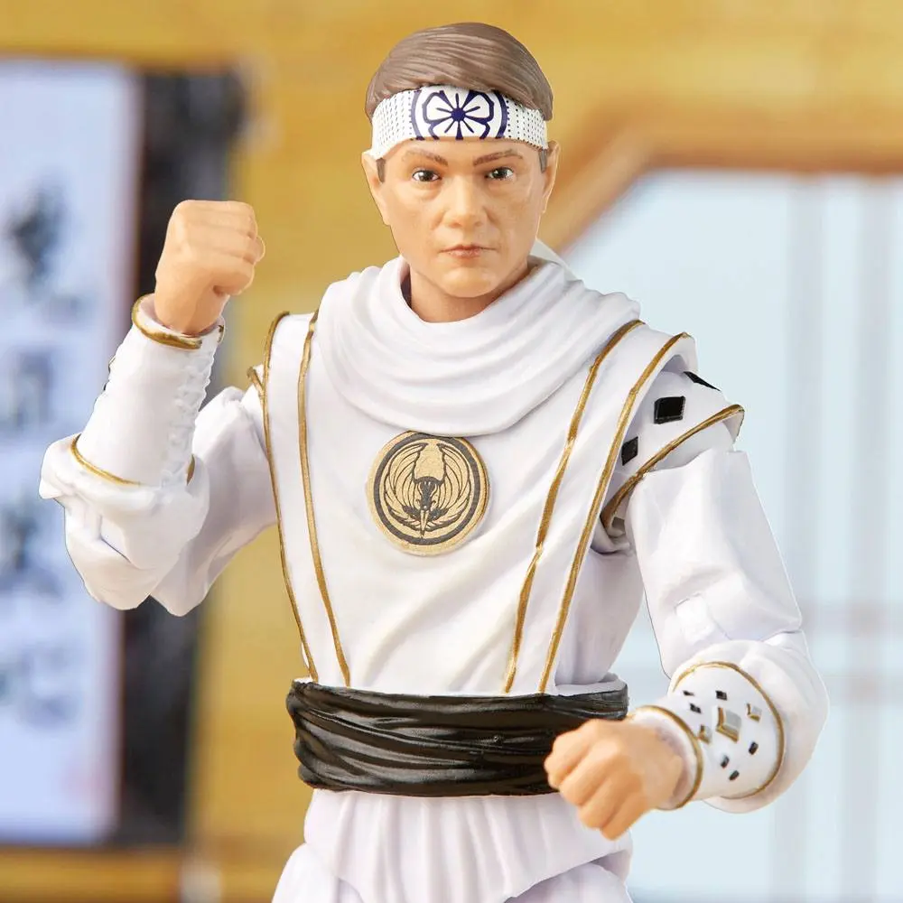 Power Rangers x Cobra Kai Ligtning Collection Action Figure Morphed Daniel LaRusso White Crane Ranger 15 cm product photo
