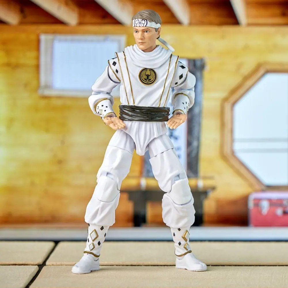 Power Rangers x Cobra Kai Ligtning Collection Action Figure Morphed Daniel LaRusso White Crane Ranger 15 cm product photo