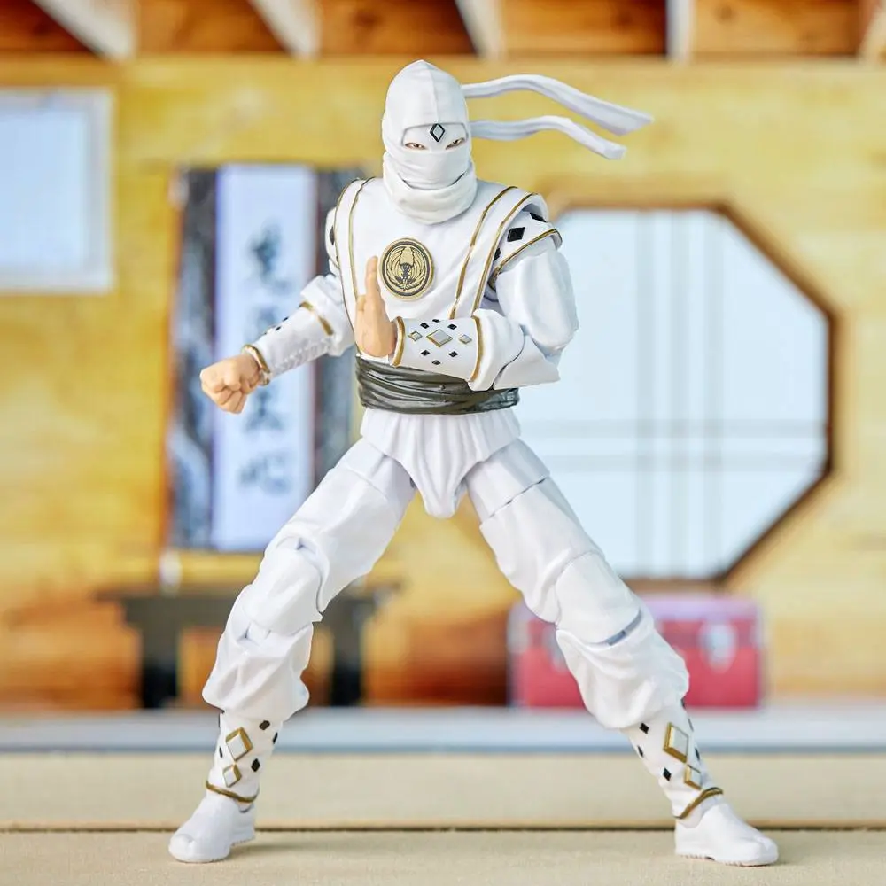 Power Rangers x Cobra Kai Ligtning Collection Action Figure Morphed Daniel LaRusso White Crane Ranger 15 cm product photo
