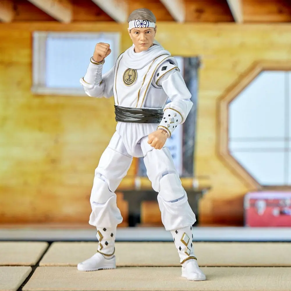 Power Rangers x Cobra Kai Ligtning Collection Action Figure Morphed Daniel LaRusso White Crane Ranger 15 cm product photo
