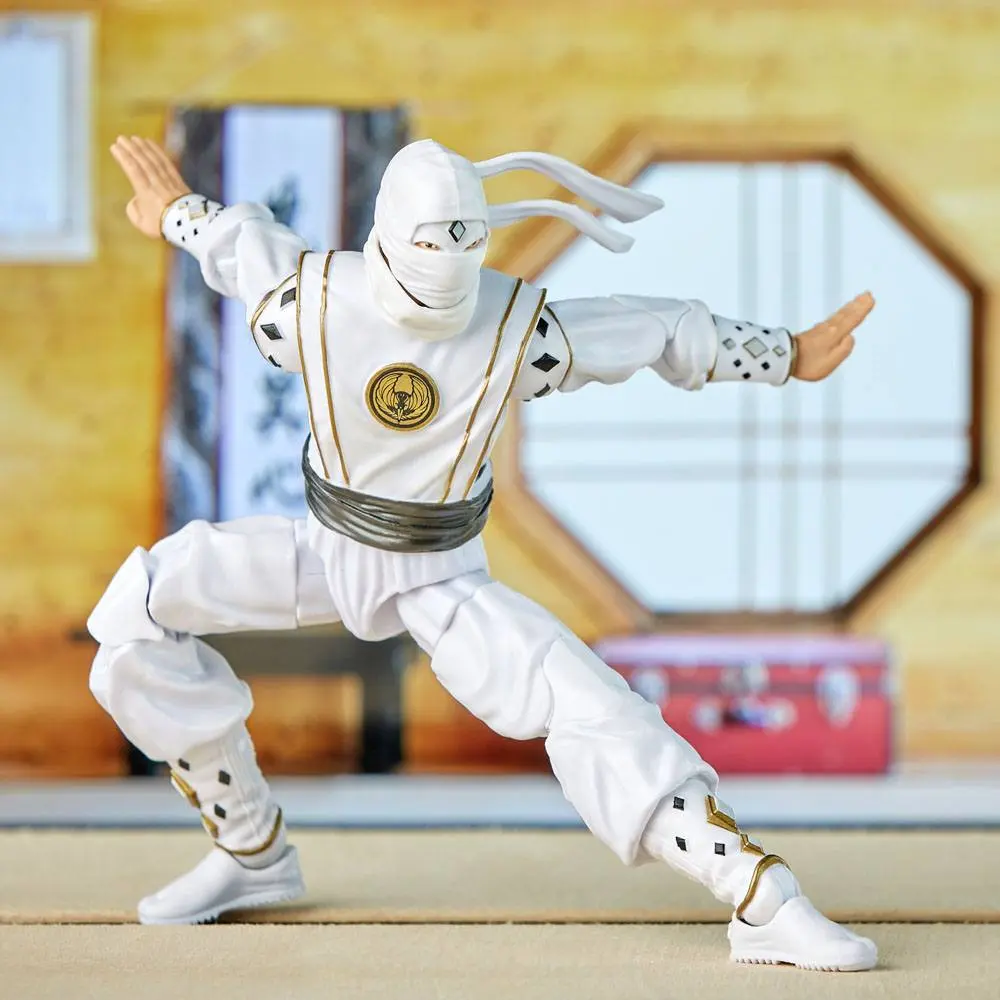 Power Rangers x Cobra Kai Ligtning Collection Action Figure Morphed Daniel LaRusso White Crane Ranger 15 cm product photo