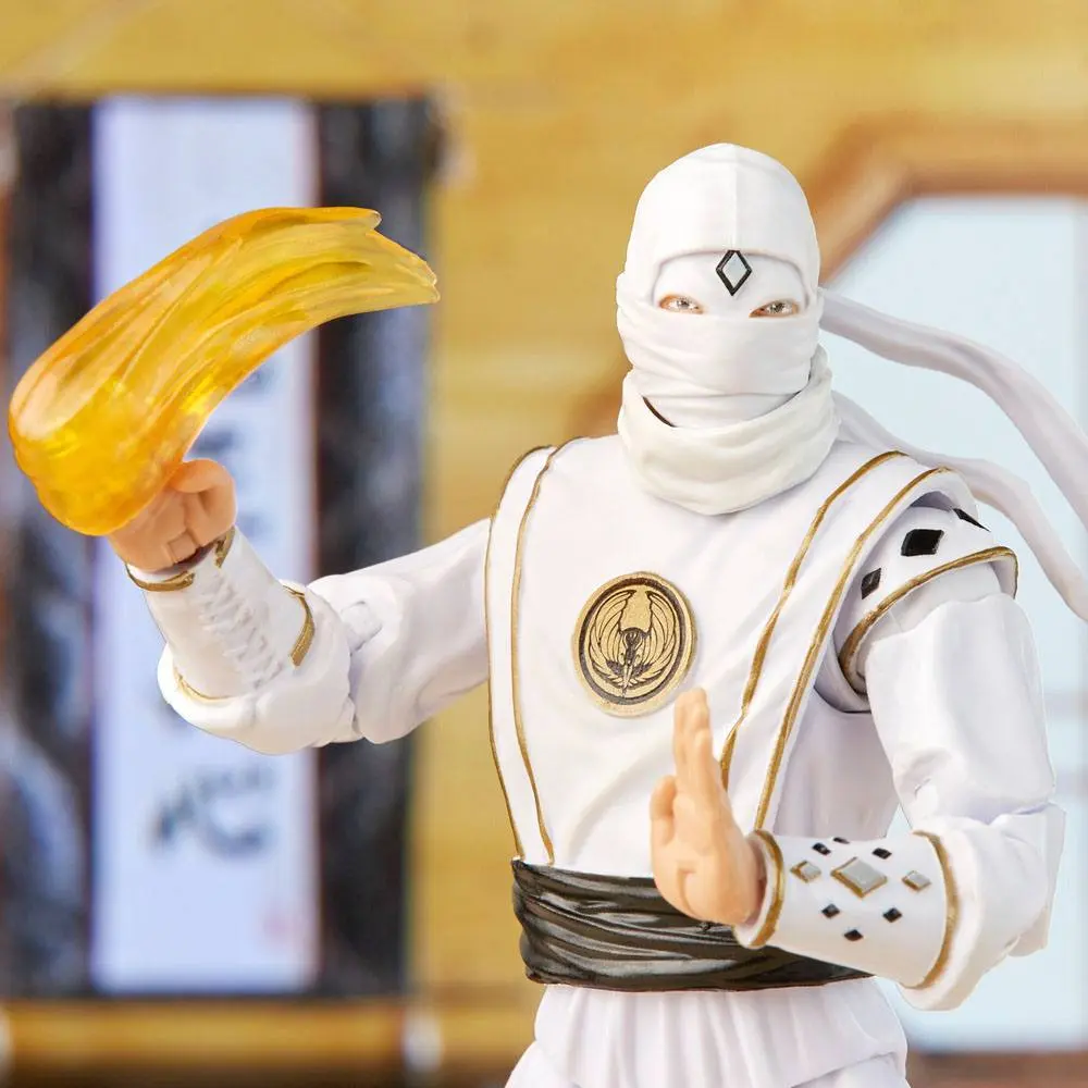 Power Rangers x Cobra Kai Ligtning Collection Action Figure Morphed Daniel LaRusso White Crane Ranger 15 cm product photo
