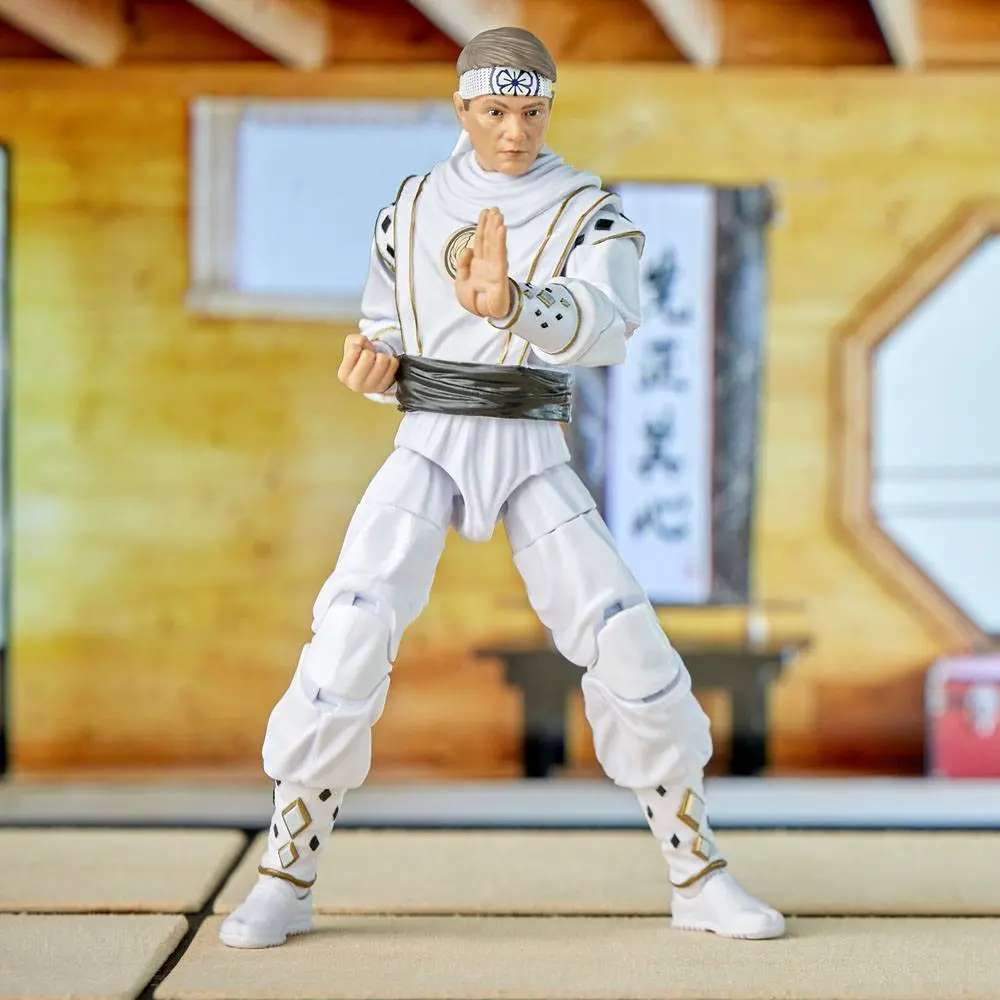 Power Rangers x Cobra Kai Ligtning Collection Action Figure Morphed Daniel LaRusso White Crane Ranger 15 cm product photo