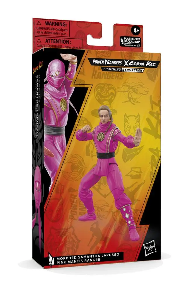 Power Rangers x Cobra Kai Ligtning Collection Action Figure Morphed Samantha LaRusso Pink Mantis Ranger 15 cm termékfotó