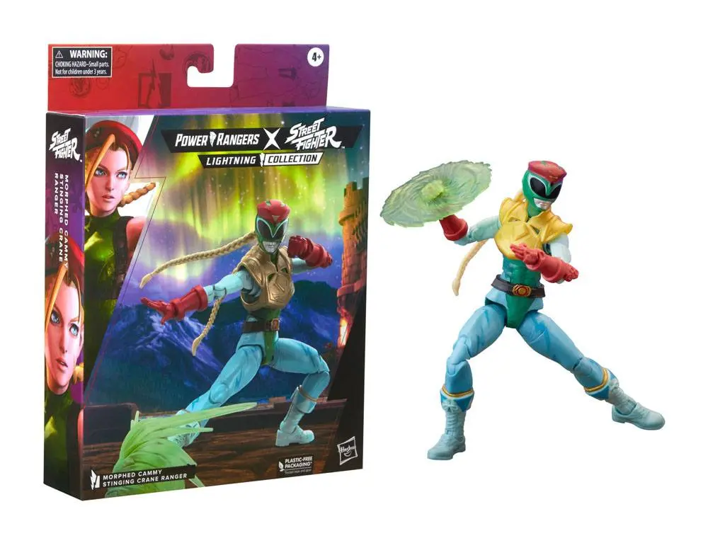 Power Rangers x Street Fighter Lightning Collection Action Figure Morphed Cammy Stinging Crane Ranger 15 cm product photo