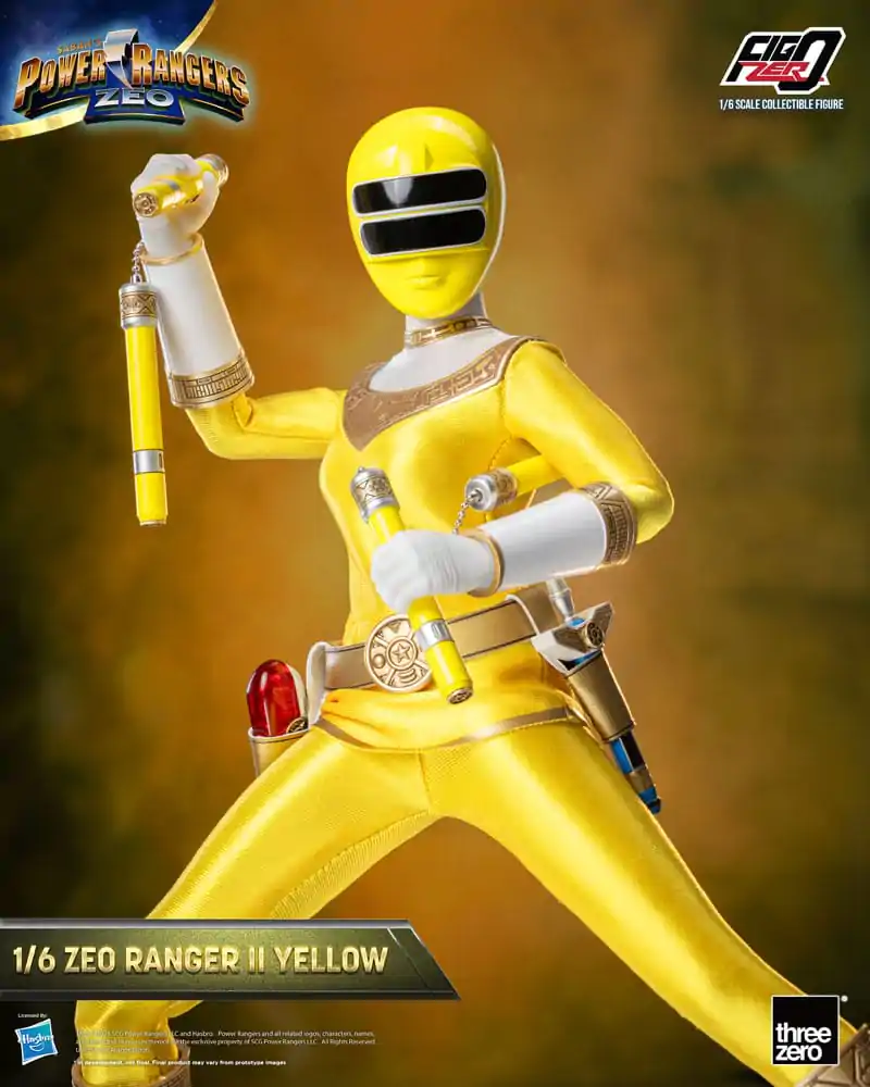 Power Rangers Zeo FigZero Action Figure 1/6 Ranger II Yellow 30 cm termékfotó