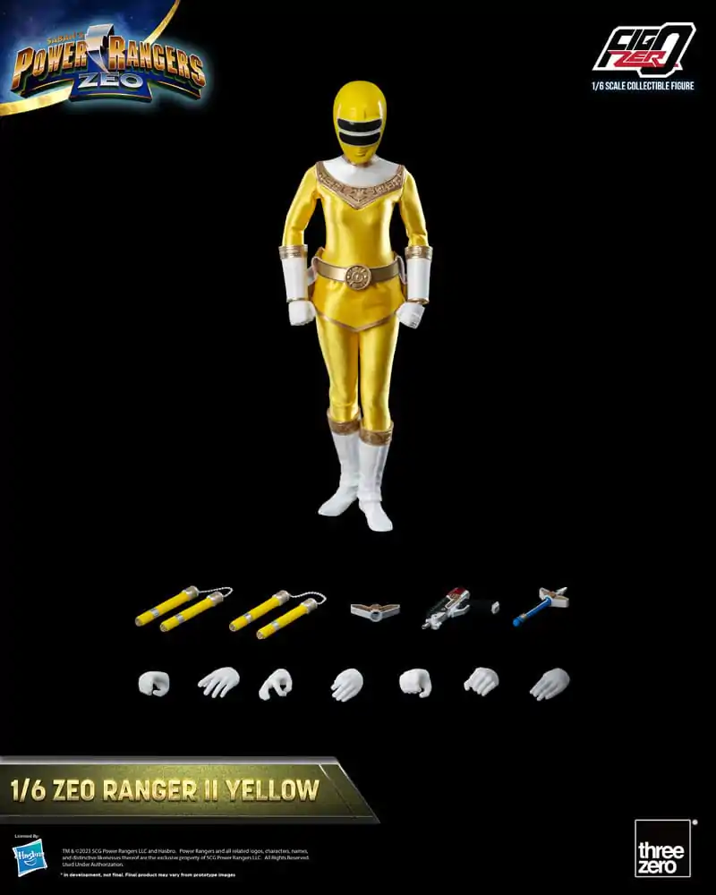 Power Rangers Zeo FigZero Action Figure 1/6 Ranger II Yellow 30 cm termékfotó