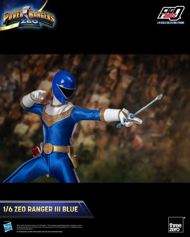 Power Rangers Zeo FigZero Action Figure 1/6 Ranger III Blue 30 cm termékfotó