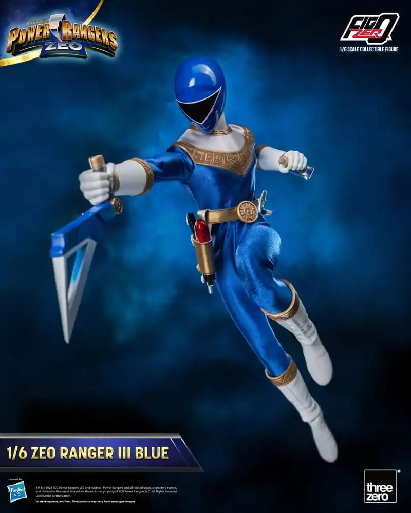 Power Rangers Zeo FigZero Action Figure 1/6 Ranger III Blue 30 cm termékfotó