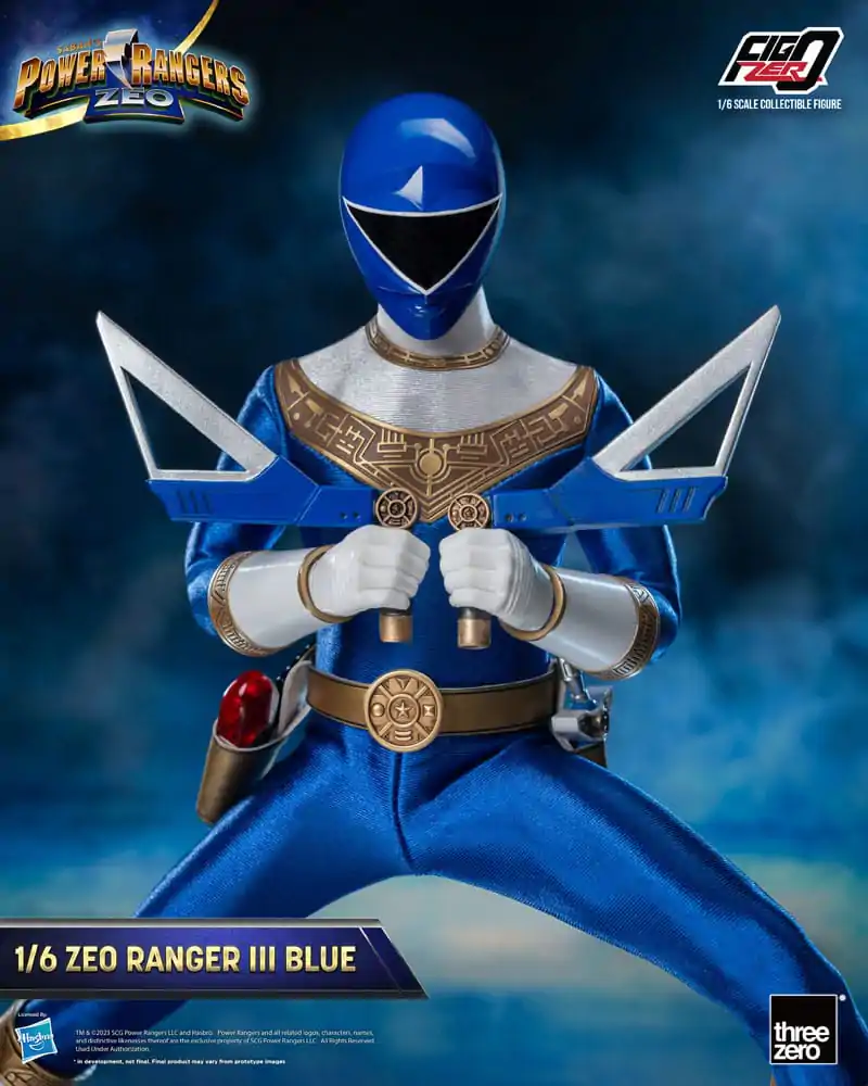 Power Rangers Zeo FigZero Action Figure 1/6 Ranger III Blue 30 cm termékfotó