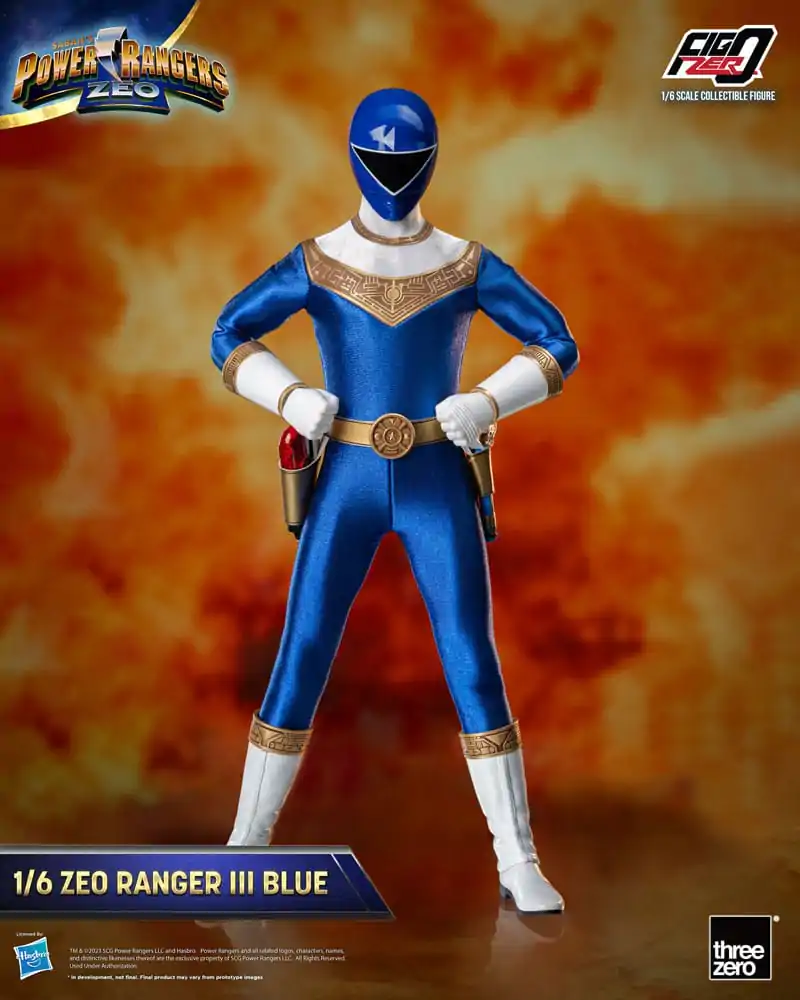 Power Rangers Zeo FigZero Action Figure 1/6 Ranger III Blue 30 cm termékfotó