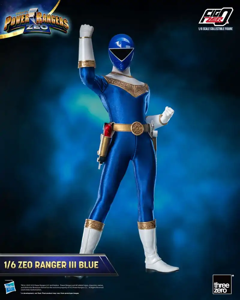 Power Rangers Zeo FigZero Action Figure 1/6 Ranger III Blue 30 cm termékfotó