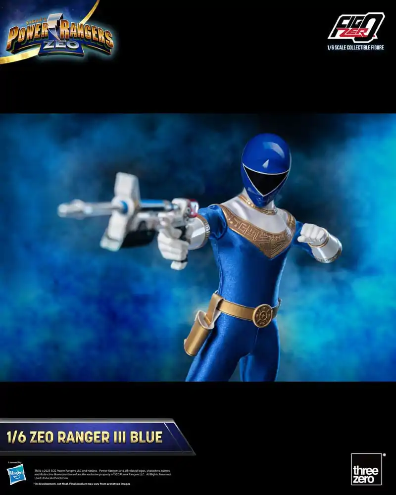 Power Rangers Zeo FigZero Action Figure 1/6 Ranger III Blue 30 cm termékfotó