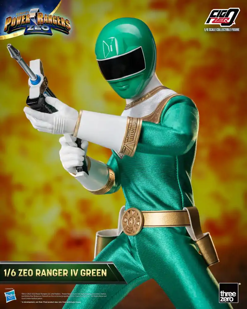 Power Rangers Zeo FigZero Action Figure 1/6 Ranger IV Green 30 cm termékfotó