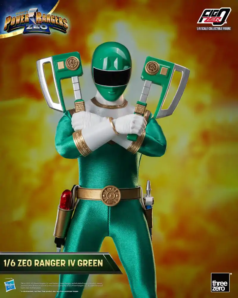 Power Rangers Zeo FigZero Action Figure 1/6 Ranger IV Green 30 cm termékfotó