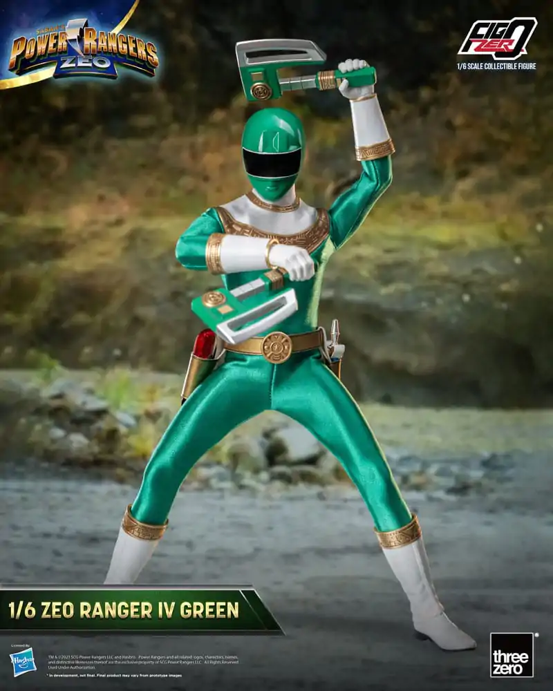 Power Rangers Zeo FigZero Action Figure 1/6 Ranger IV Green 30 cm termékfotó