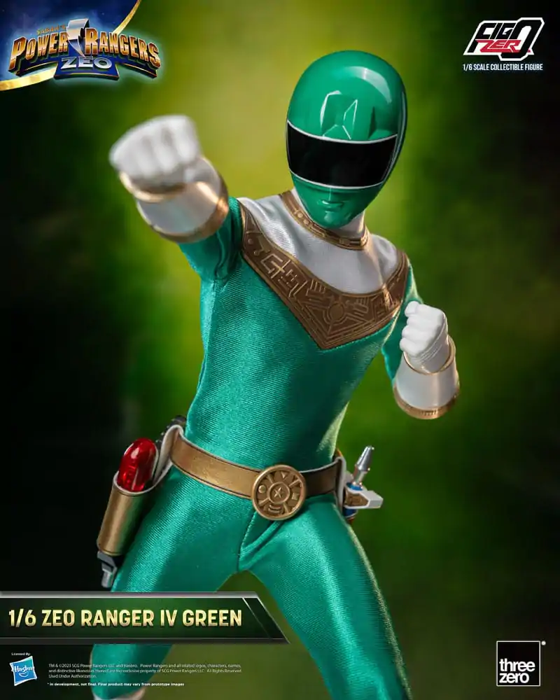 Power Rangers Zeo FigZero Action Figure 1/6 Ranger IV Green 30 cm termékfotó