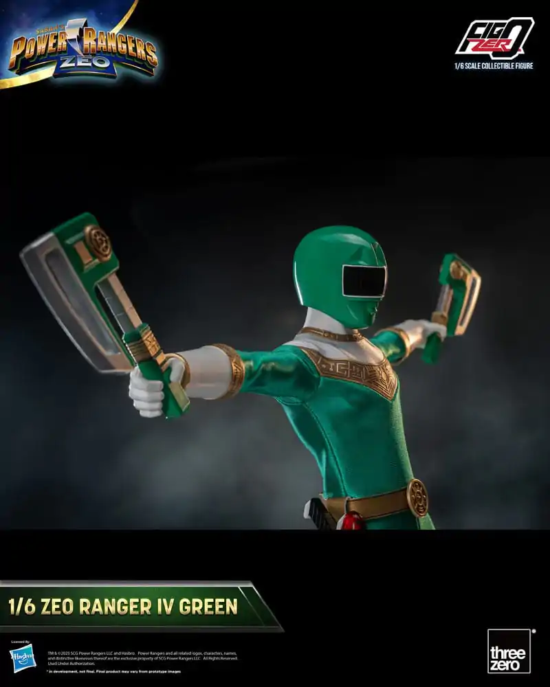 Power Rangers Zeo FigZero Action Figure 1/6 Ranger IV Green 30 cm termékfotó