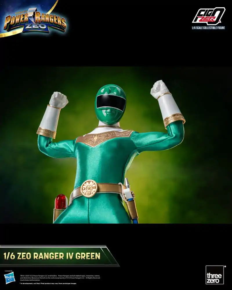 Power Rangers Zeo FigZero Action Figure 1/6 Ranger IV Green 30 cm termékfotó