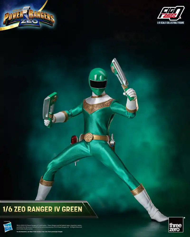 Power Rangers Zeo FigZero Action Figure 1/6 Ranger IV Green 30 cm termékfotó