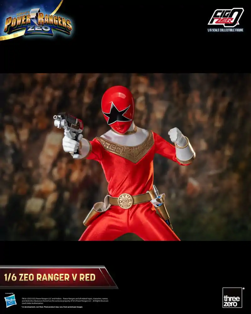 Power Rangers Zeo FigZero Action Figure 1/6 Ranger V Red 30 cm termékfotó