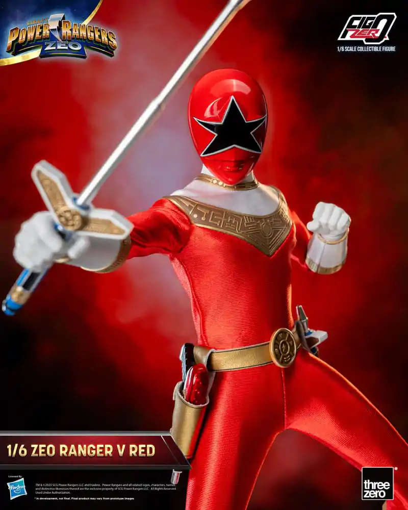 Power Rangers Zeo FigZero Action Figure 1/6 Ranger V Red 30 cm termékfotó