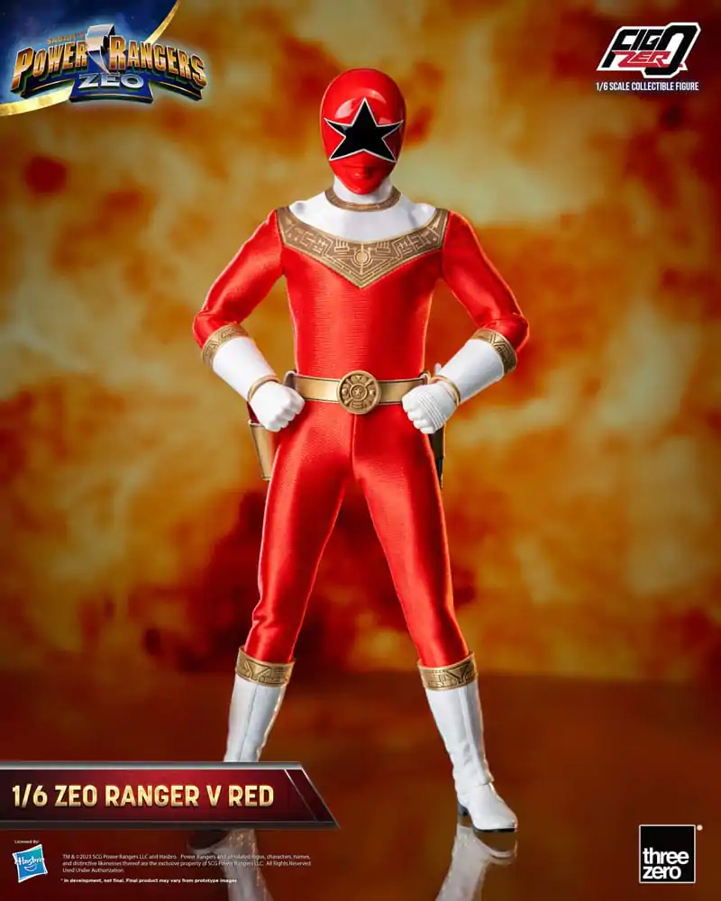 Power Rangers Zeo FigZero Action Figure 1/6 Ranger V Red 30 cm termékfotó