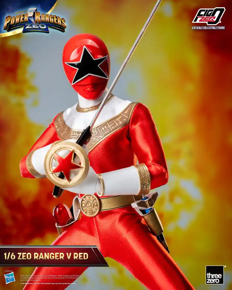 Power Rangers Zeo FigZero Action Figure 1/6 Ranger V Red 30 cm termékfotó