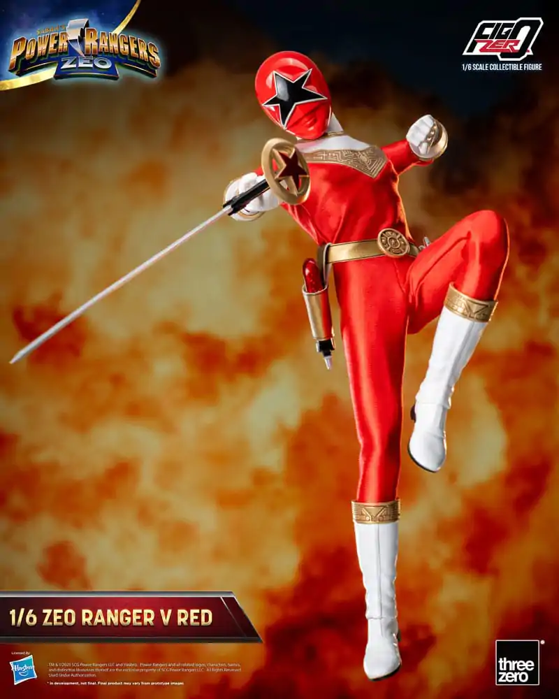 Power Rangers Zeo FigZero Action Figure 1/6 Ranger V Red 30 cm termékfotó