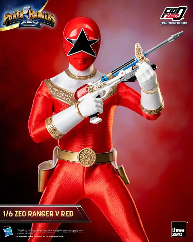 Power Rangers Zeo FigZero Action Figure 1/6 Ranger V Red 30 cm termékfotó