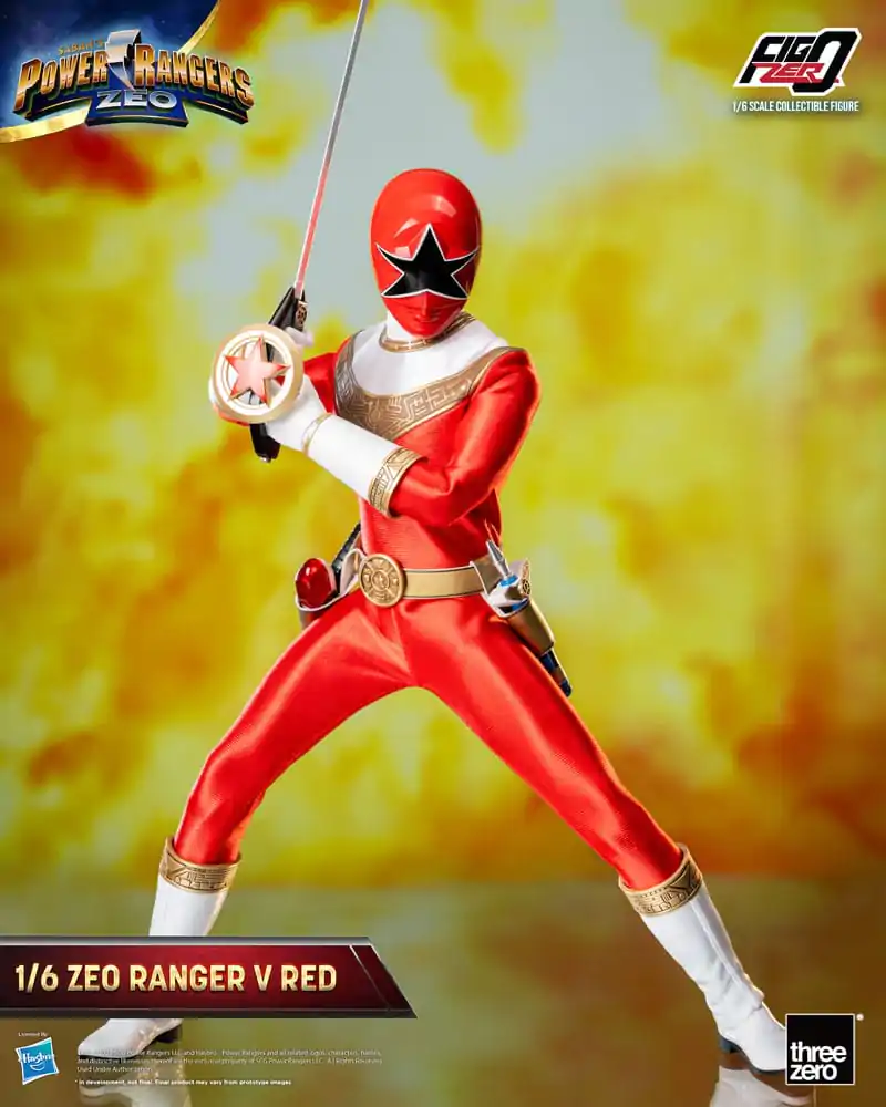 Power Rangers Zeo FigZero Action Figure 1/6 Ranger V Red 30 cm termékfotó