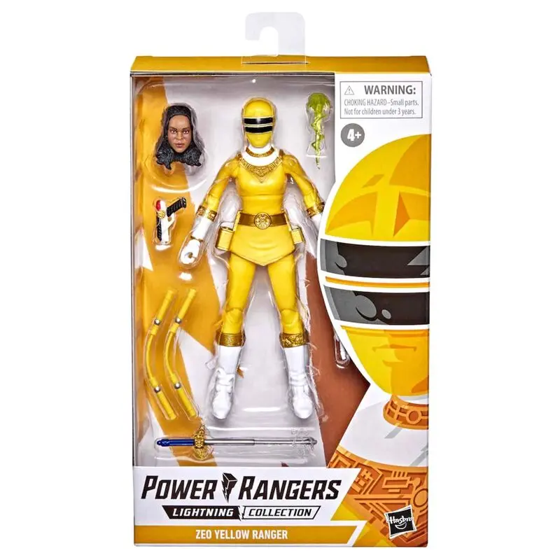 Power Rangers Zeo Yellow Ranger figure 15cm product photo