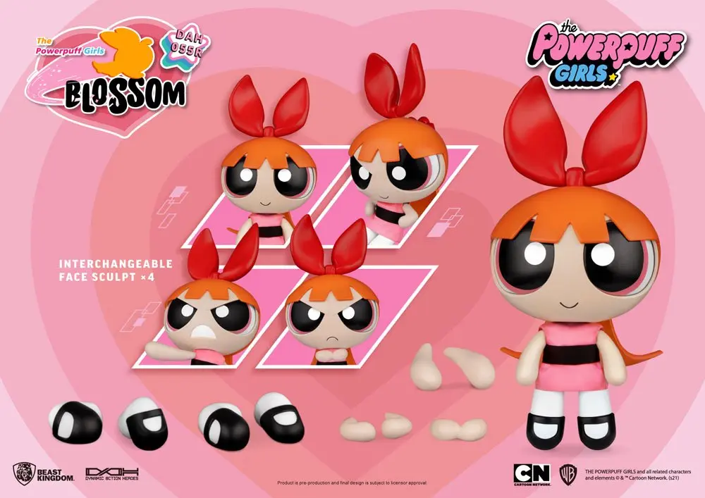 Powerpuff Girls Dynamic 8ction Heroes Action Figure 1/9 Blossom 14 cm product photo