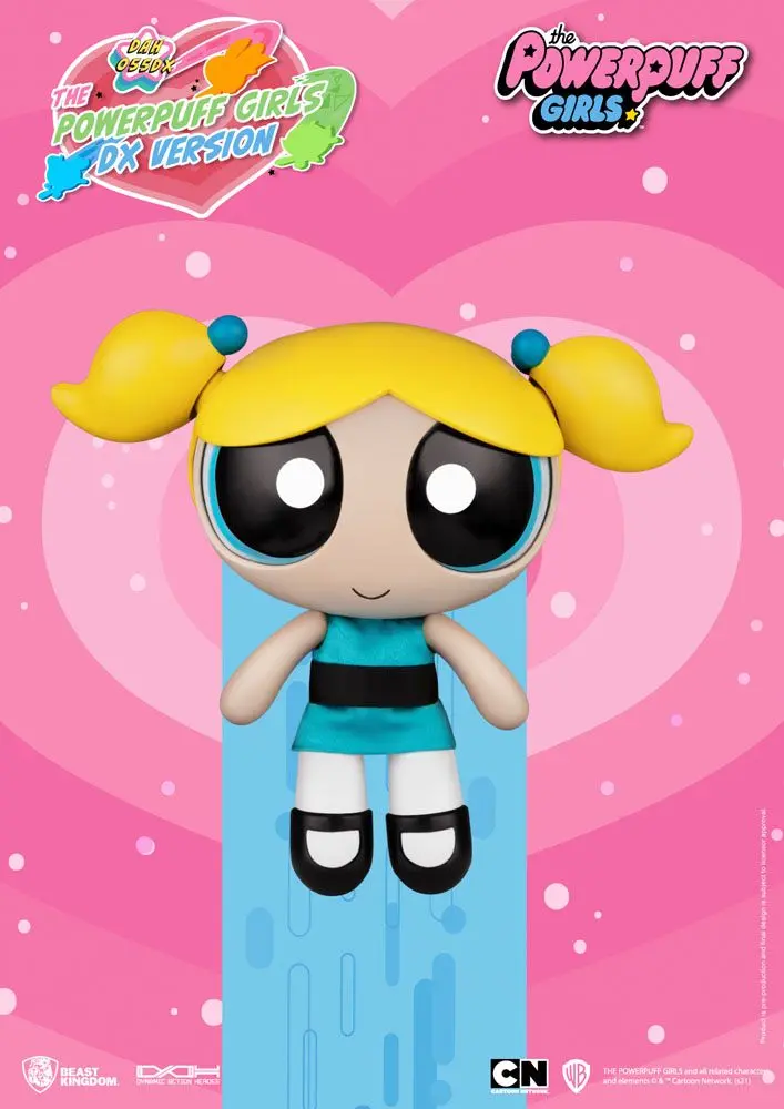 Powerpuff Girls Dynamic 8ction Heroes Action Figures 1/9 Blossom, Bubbles & Buttercup Deluxe 14 cm product photo