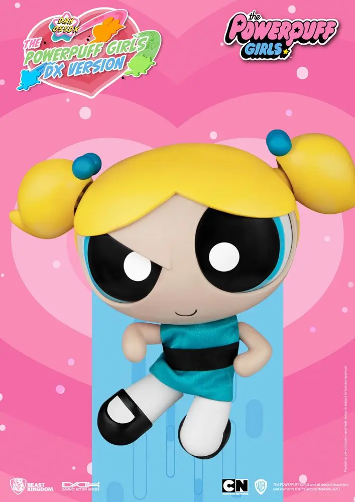 Powerpuff Girls Dynamic 8ction Heroes Action Figures 1/9 Blossom, Bubbles & Buttercup Deluxe 14 cm product photo