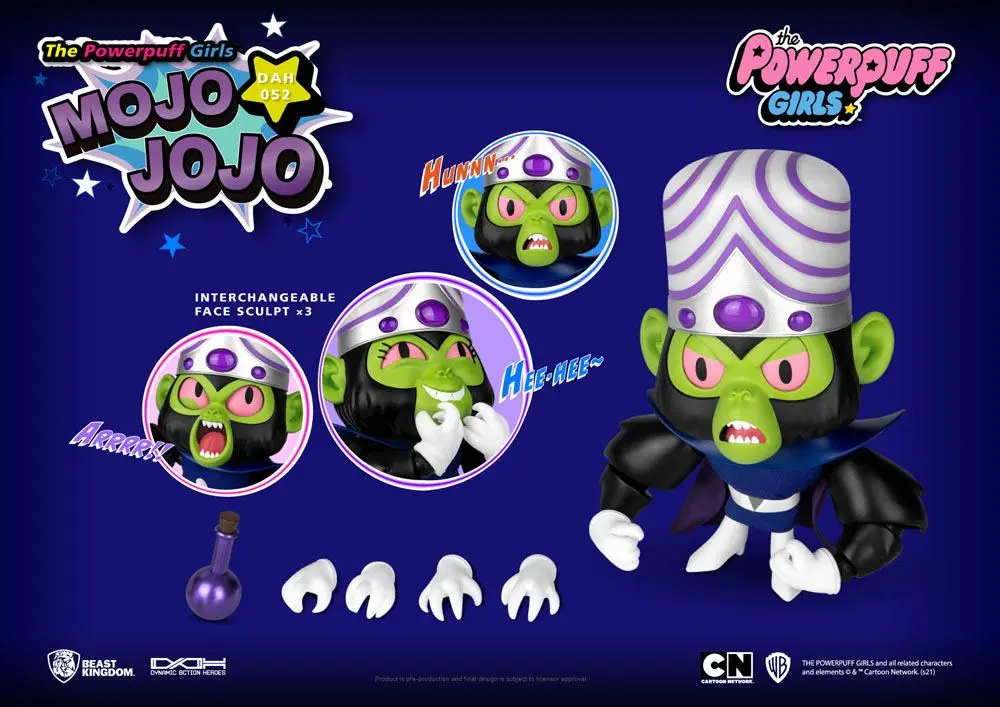 Powerpuff Girls Dynamic 8ction Heroes Action Figure 1/9 Mojo Jojo 14 cm termékfotó