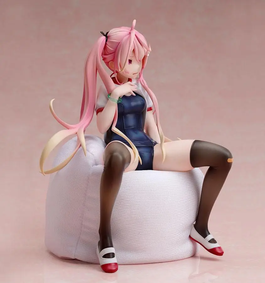 Poyoyon Rock Artwork Collection PVC Statue 1/5.5 Pink Sukumizu 18 cm product photo