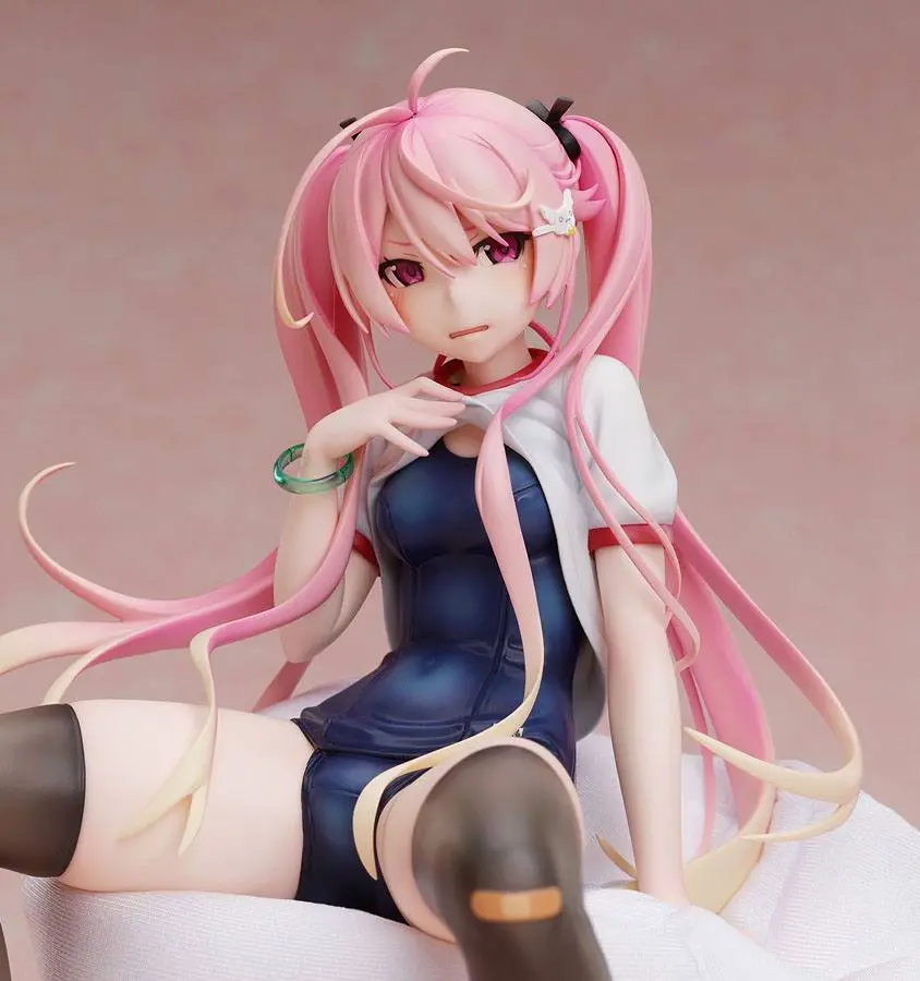 Poyoyon Rock Artwork Collection PVC Statue 1/5.5 Pink Sukumizu 18 cm product photo