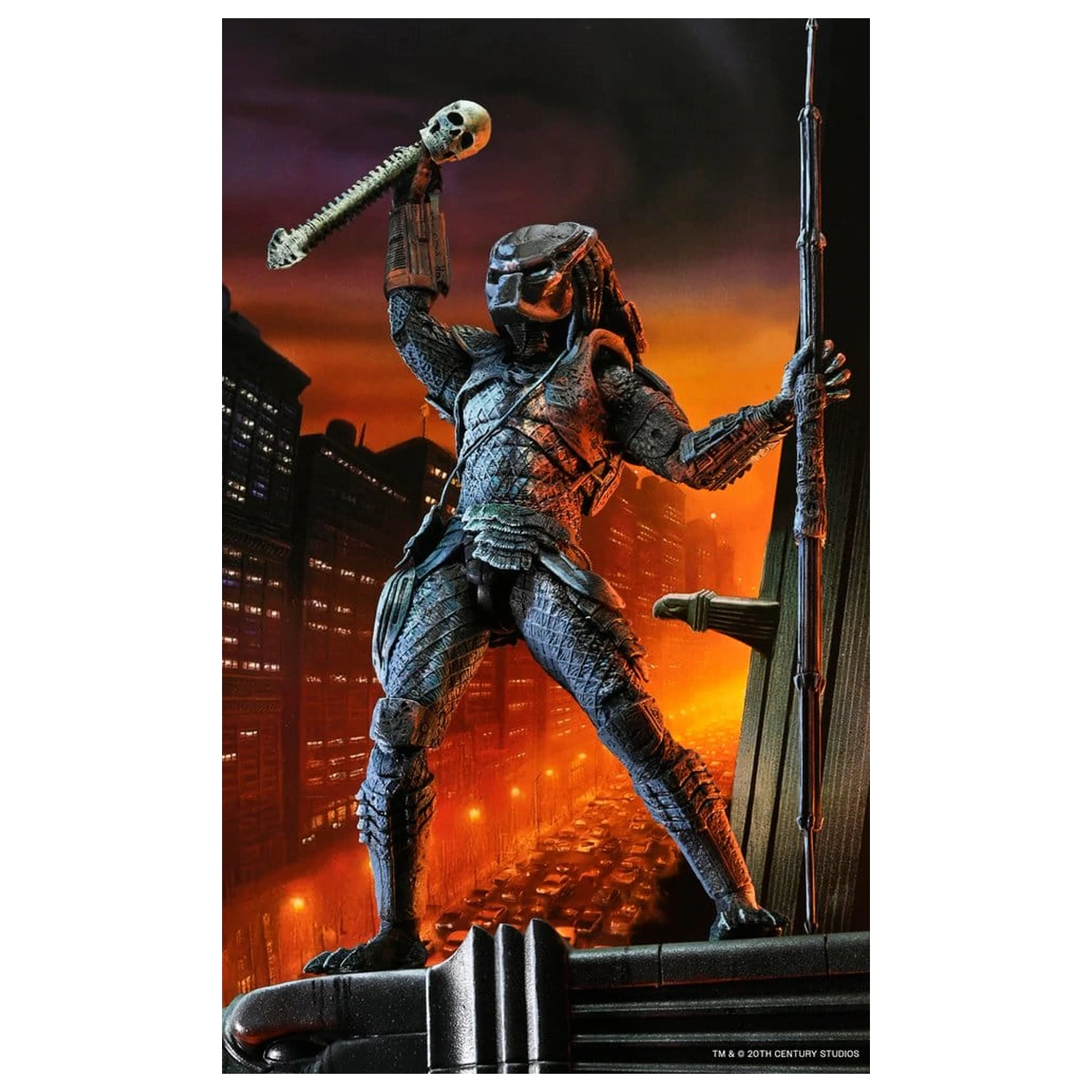 Predator 2 Action Figure City Hunter Poster Series 18 cm         product photo