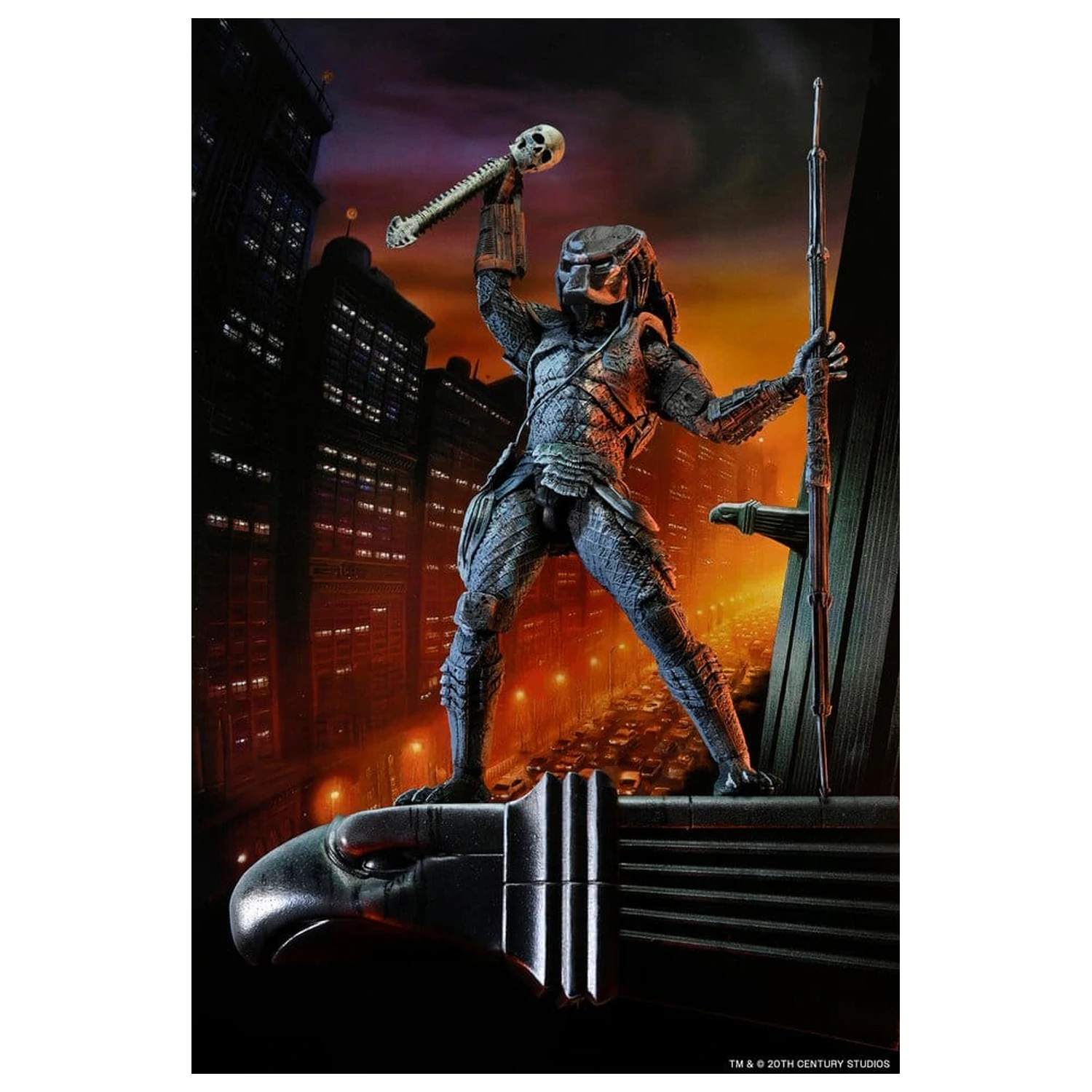 Predator 2 Action Figure City Hunter Poster Series 18 cm         product photo