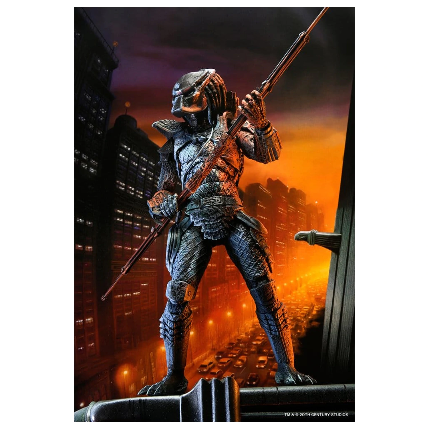 Predator 2 Action Figure City Hunter Poster Series 18 cm         product photo