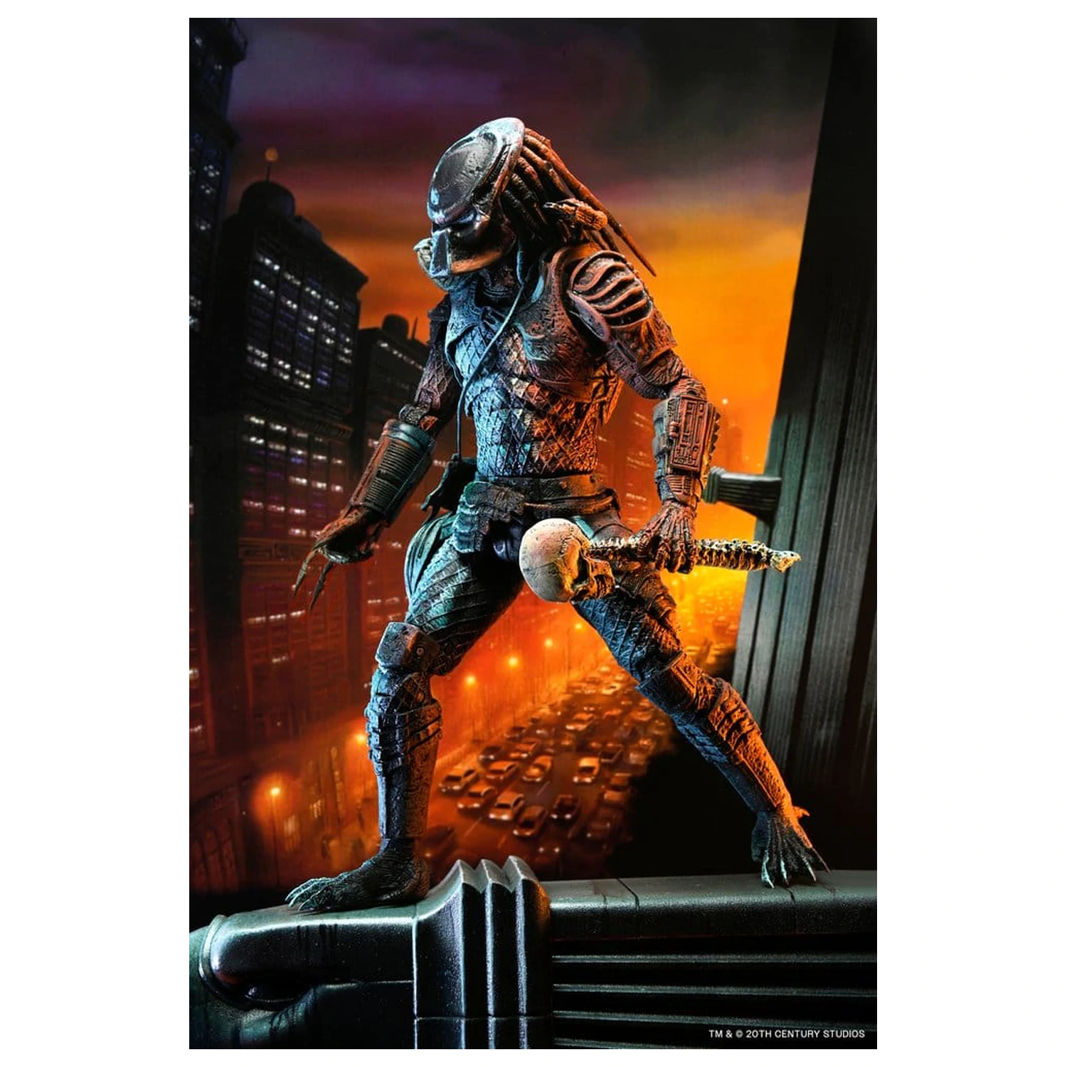 Predator 2 Action Figure City Hunter Poster Series 18 cm         product photo