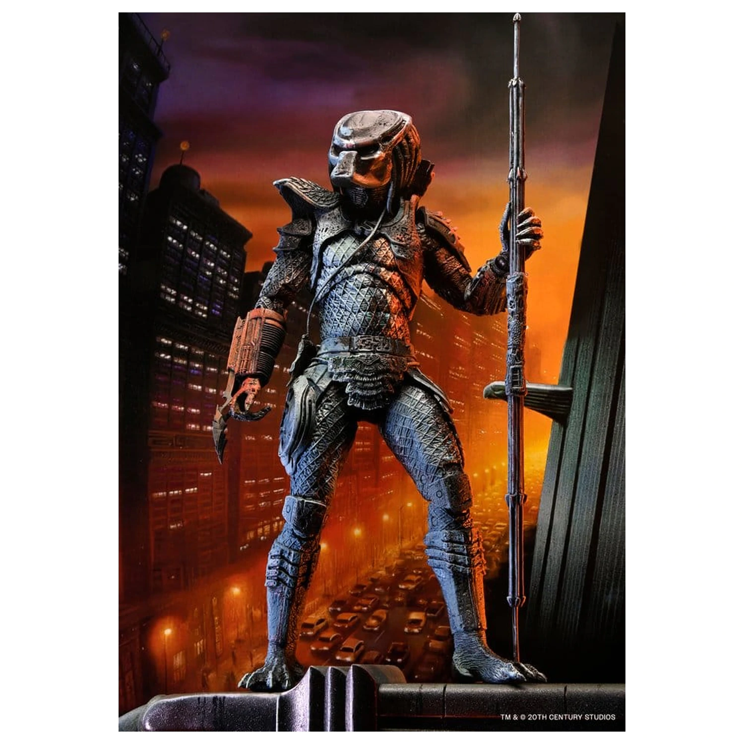 Predator 2 Action Figure City Hunter Poster Series 18 cm         product photo