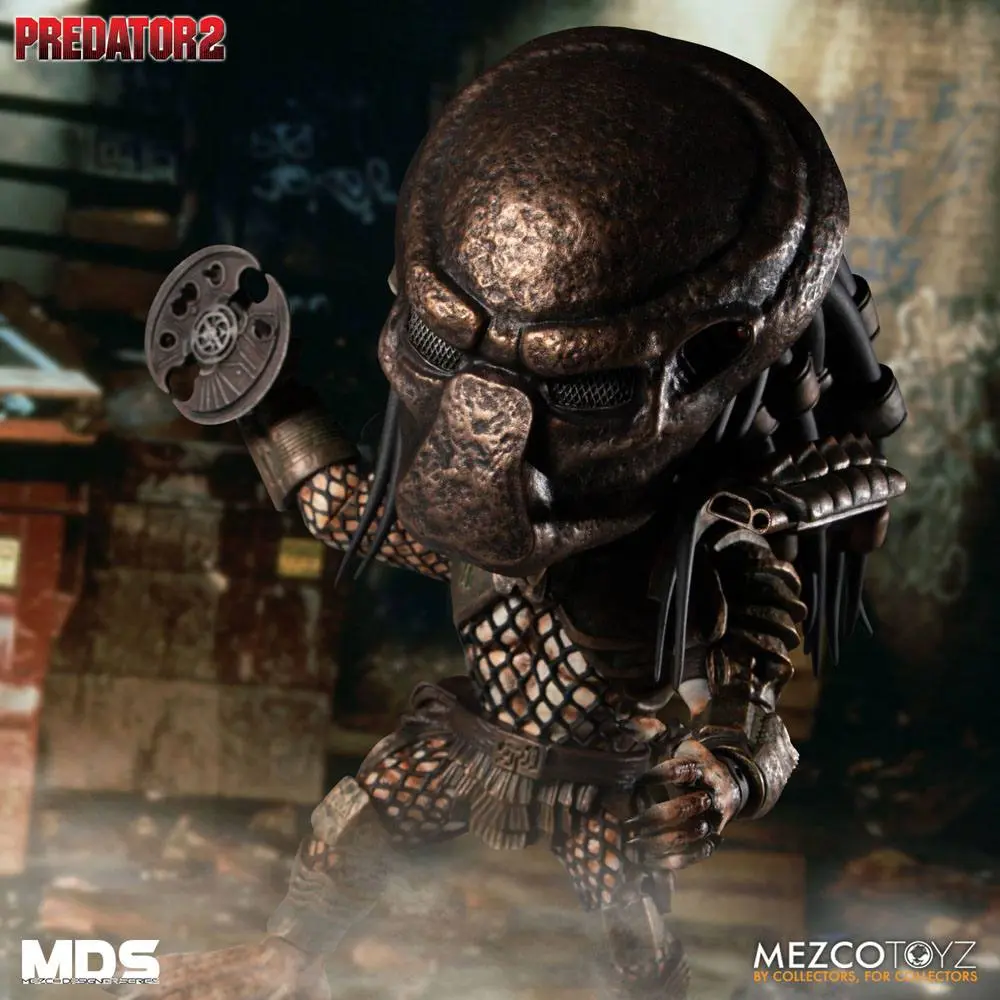 Predator 2 Mezco Designer Series Action Figure Deluxe City Hunter 15 cm termékfotó